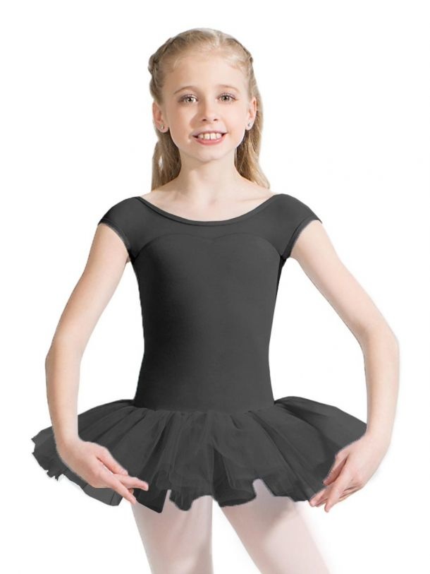 CAPEZIO KEY HOLE CAP SLEEVE TUTU DRESS- YOUTH - Image 3