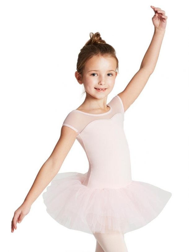 CAPEZIO KEY HOLE CAP SLEEVE TUTU DRESS- YOUTH
