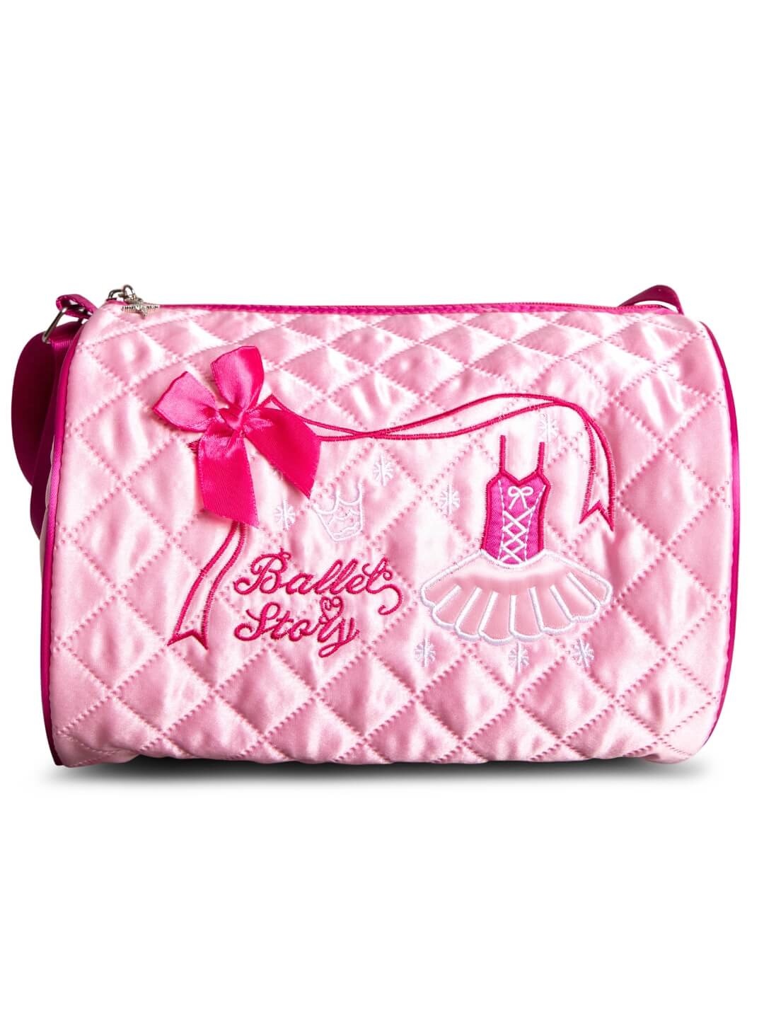 EMBROIDERED BARREL BAG