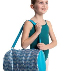 SEQUIN BARREL BAG