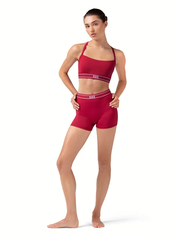Z30002 ADULT BLOCH LOGO CROP TOP