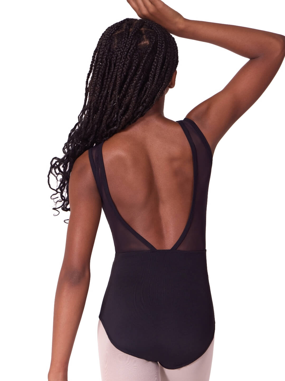 CAPEZIO SOFT ELEGANCE ASYMMETRICAL BOATNECK LEOTARD- YOUTH - Image 2