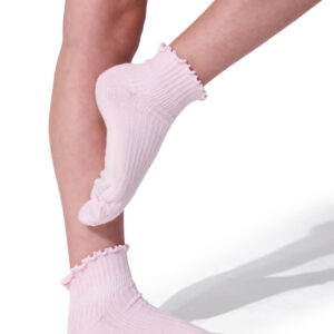 YOUTH SCALLOPED EDGE SOCKS 3-PK