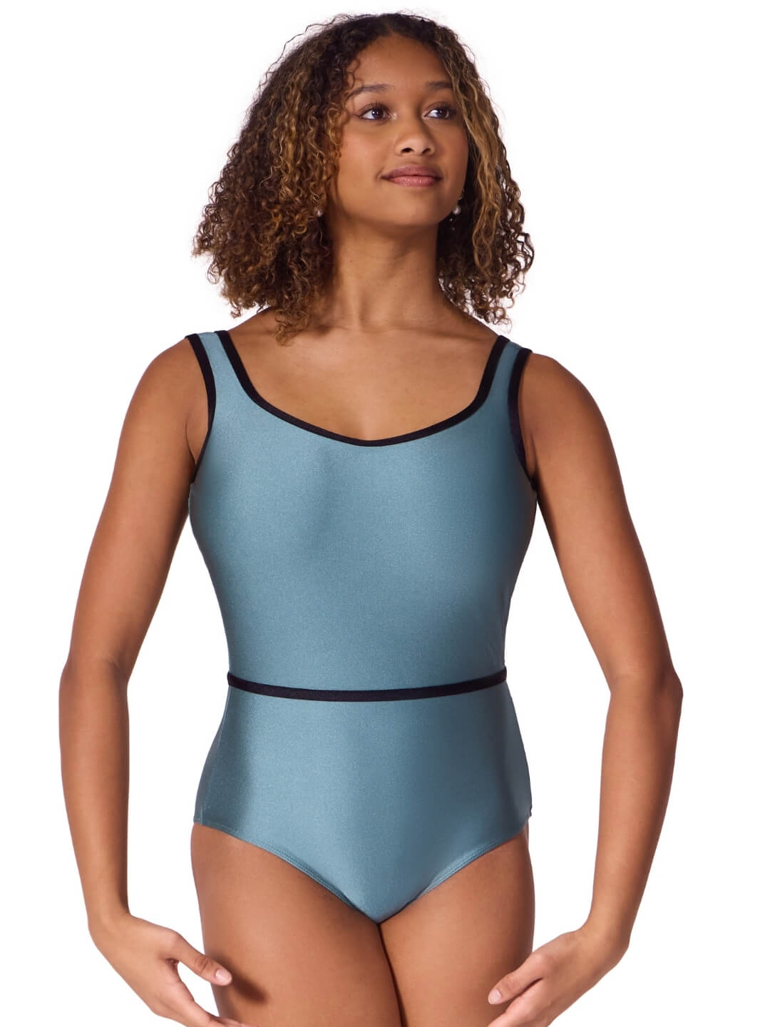 CAPEZIO ENCHANTED CONTRAST GRACEFUL LEOTARD-ADULT