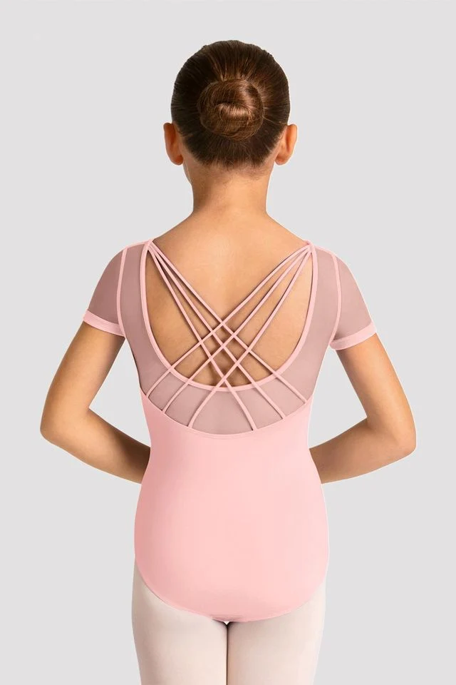 MIRELLA CELESTIA SHORT SLEEVE GEL PRINT LEOTARD- YOUTH - Image 2