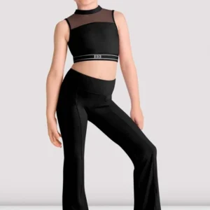 BLOCH HENNY OPEN BACK CROP TOP- YOUTH