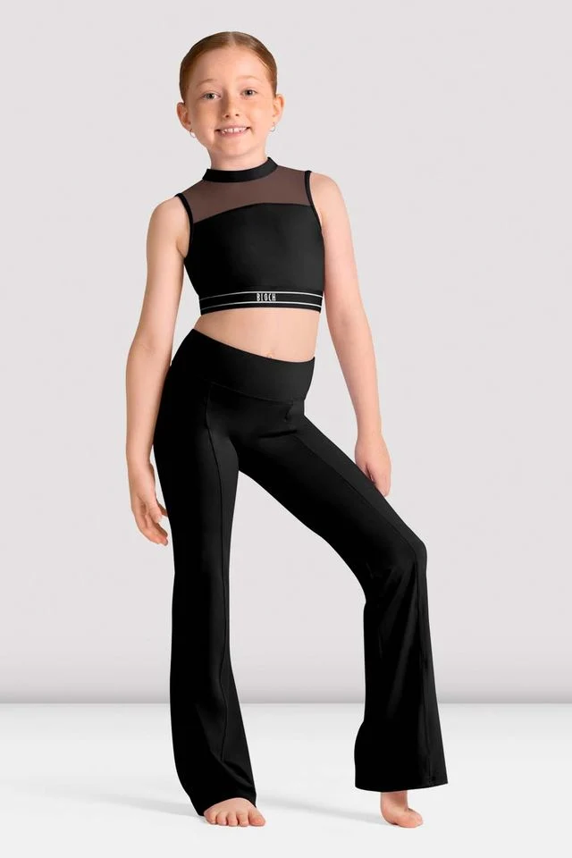 BLOCH HENNY OPEN BACK CROP TOP- YOUTH