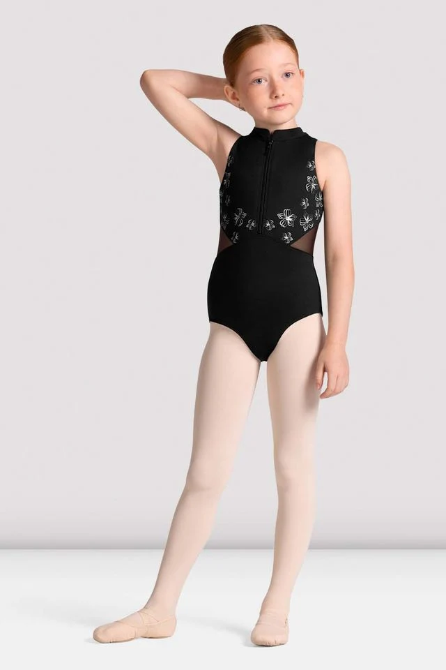 BLOCH CAYLA FRONT ZIP LEOTARD- YOUTH