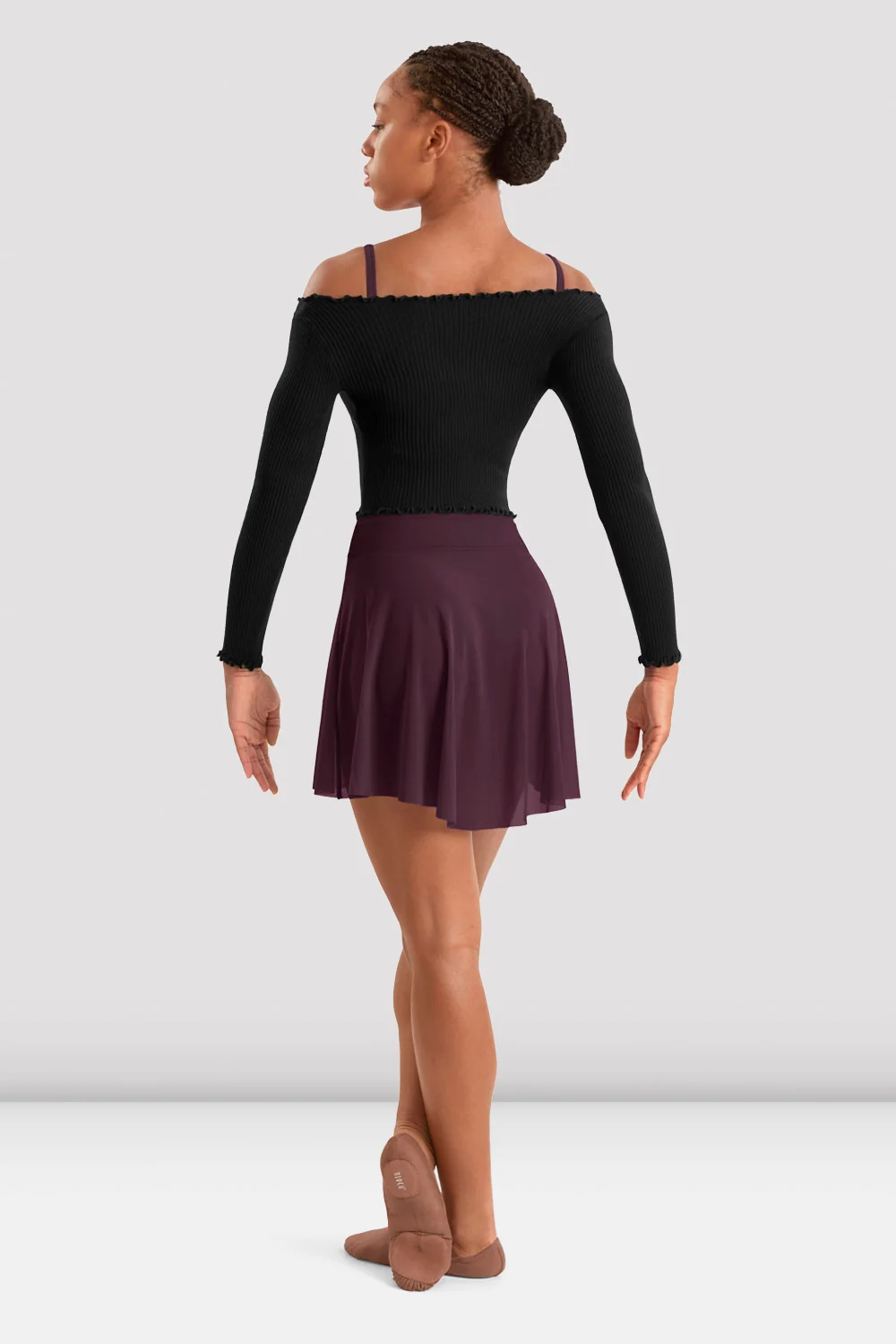 MIRELLA ADAGIO HI LOW MESH SKIRT-ADULT - Image 3