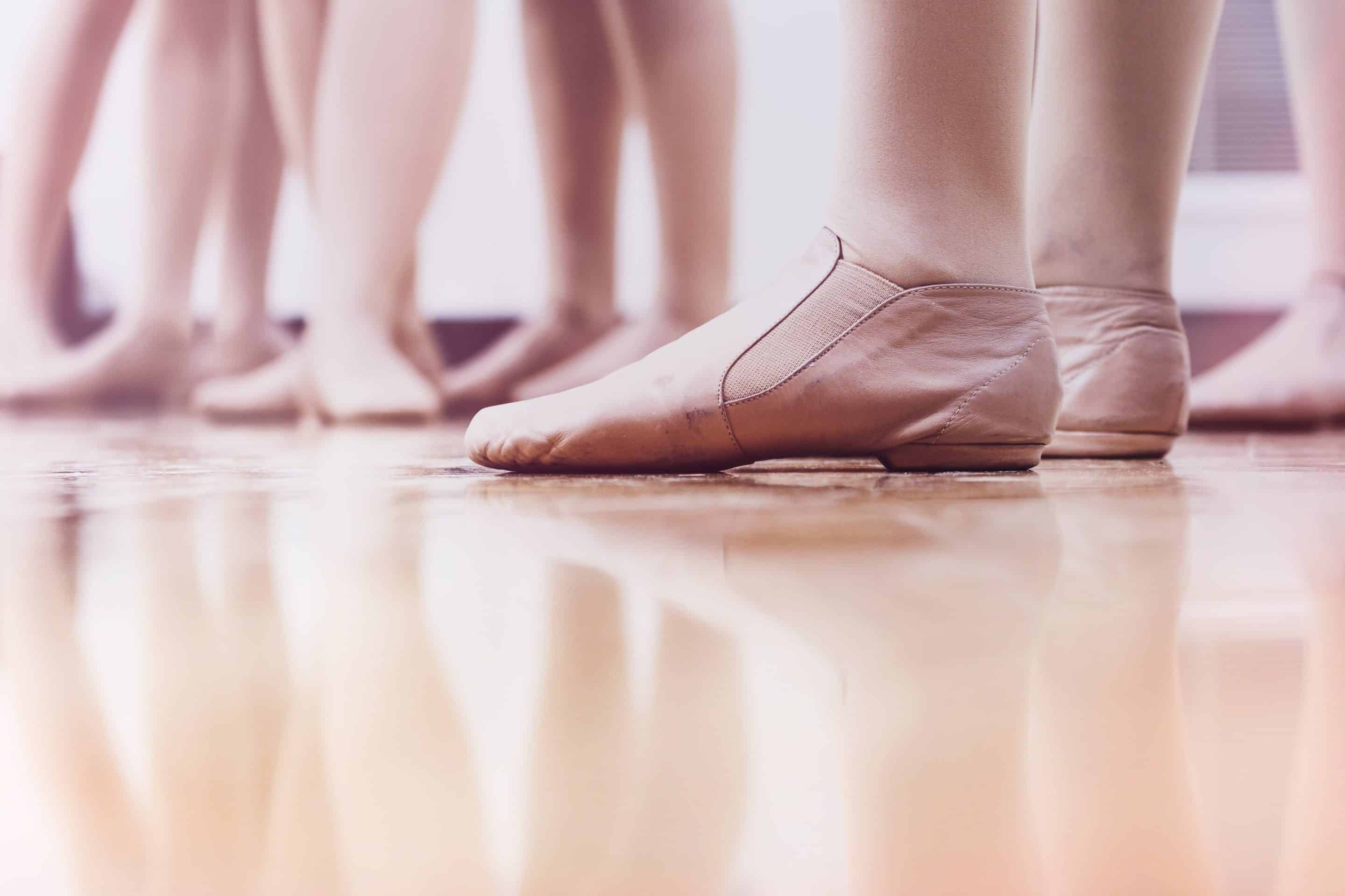 Dancers in Jazz Shoes Standing