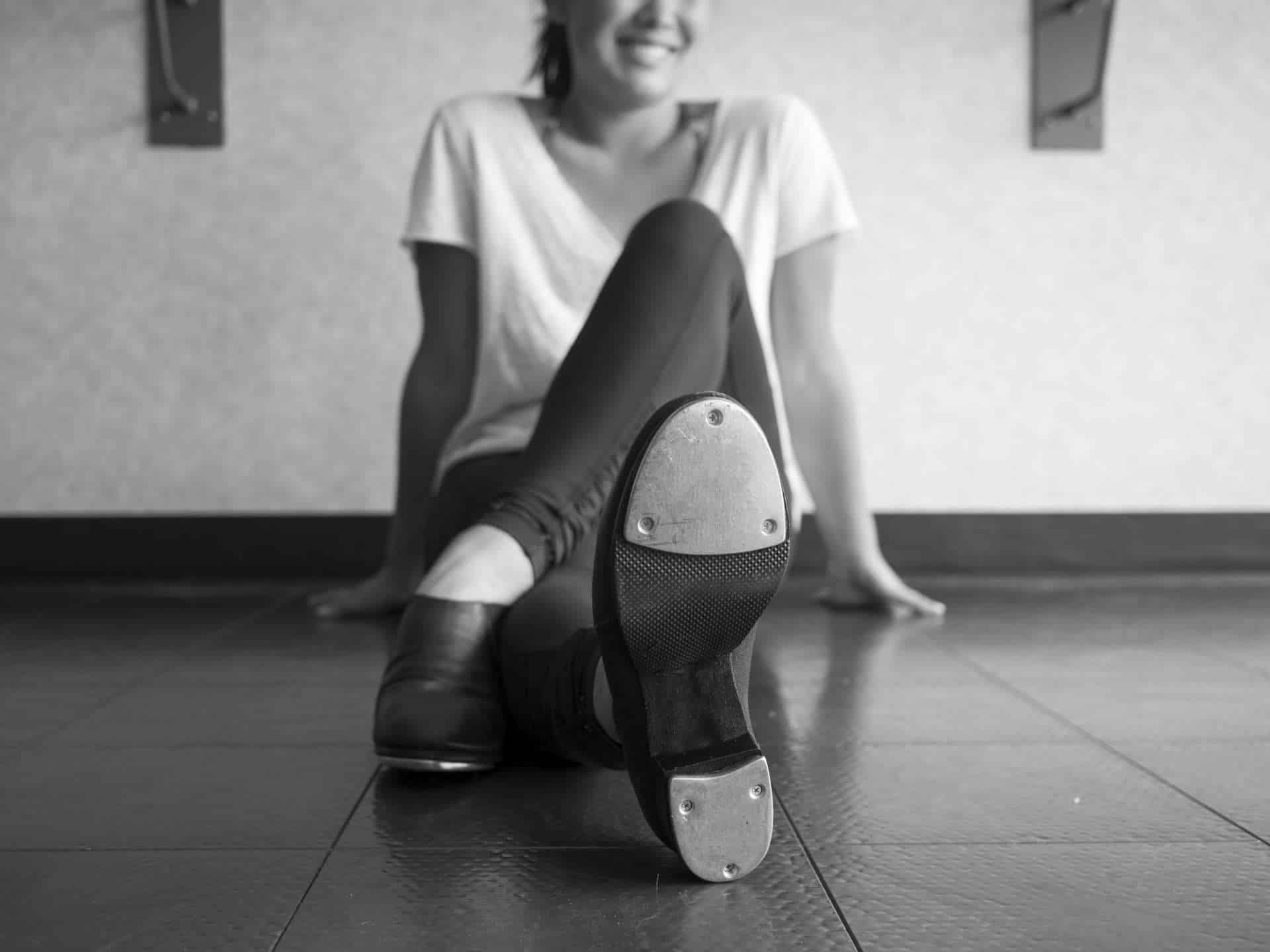 Smiling Teenage Tap Dancer